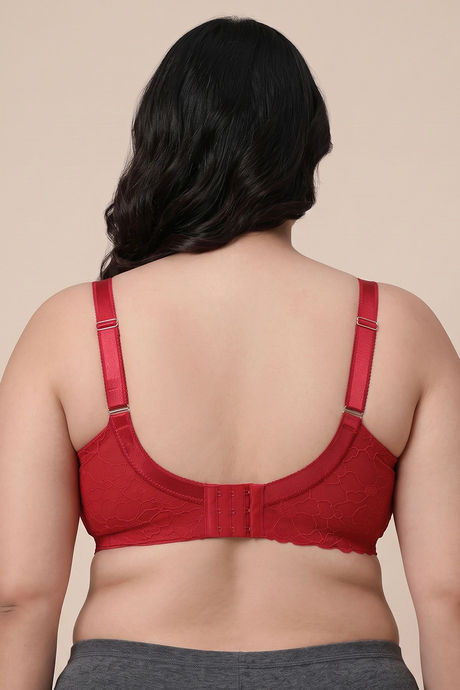 Zivame La Flamme True Curv Double Layered Non Wired Full Coverage Super Support Bra - Scarlet Smile — image 3